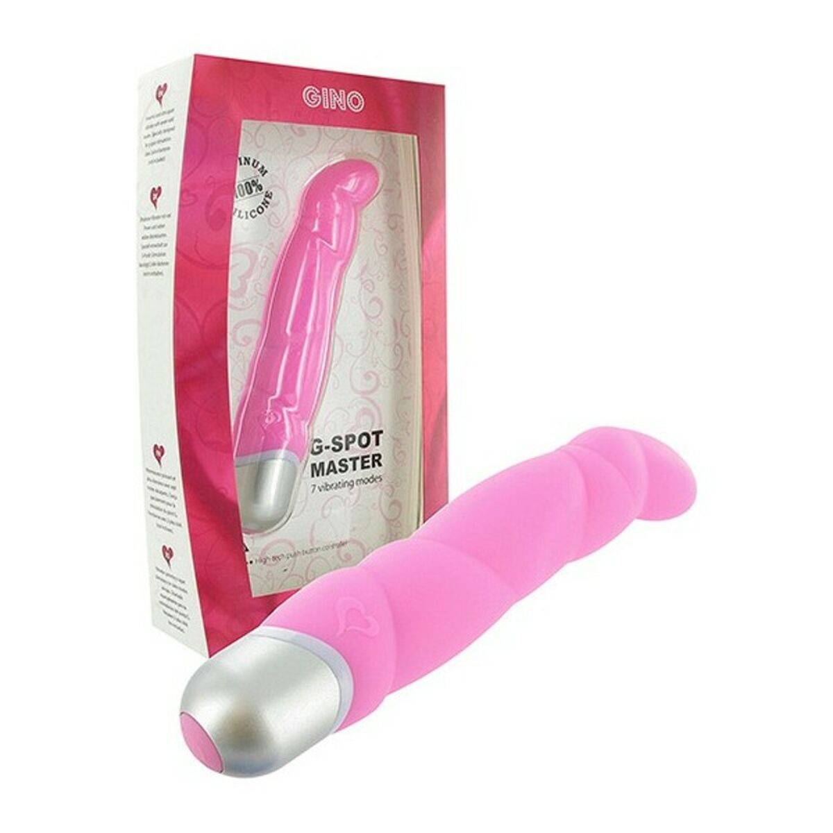 Gino Vibrator Pink FeelzToys 4966 - AWK Flagship