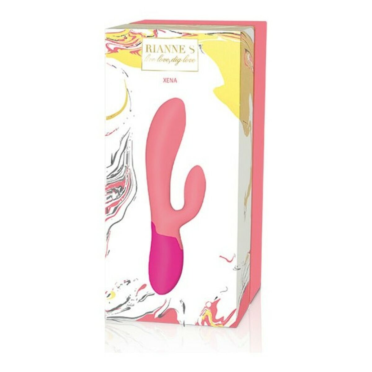 Dual Stimulationsvibrator Rianne S Essentials Xena Rabbit Koralle Rosa - AWK Flagship