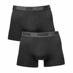 Produktbild von Herren Boxershorts Schwarz – Baumwolle Stretch 2er Set