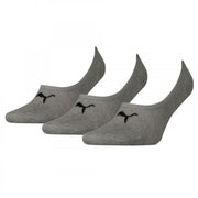 Puma Footie Knöchelsocken – Grau, 3er-Pack