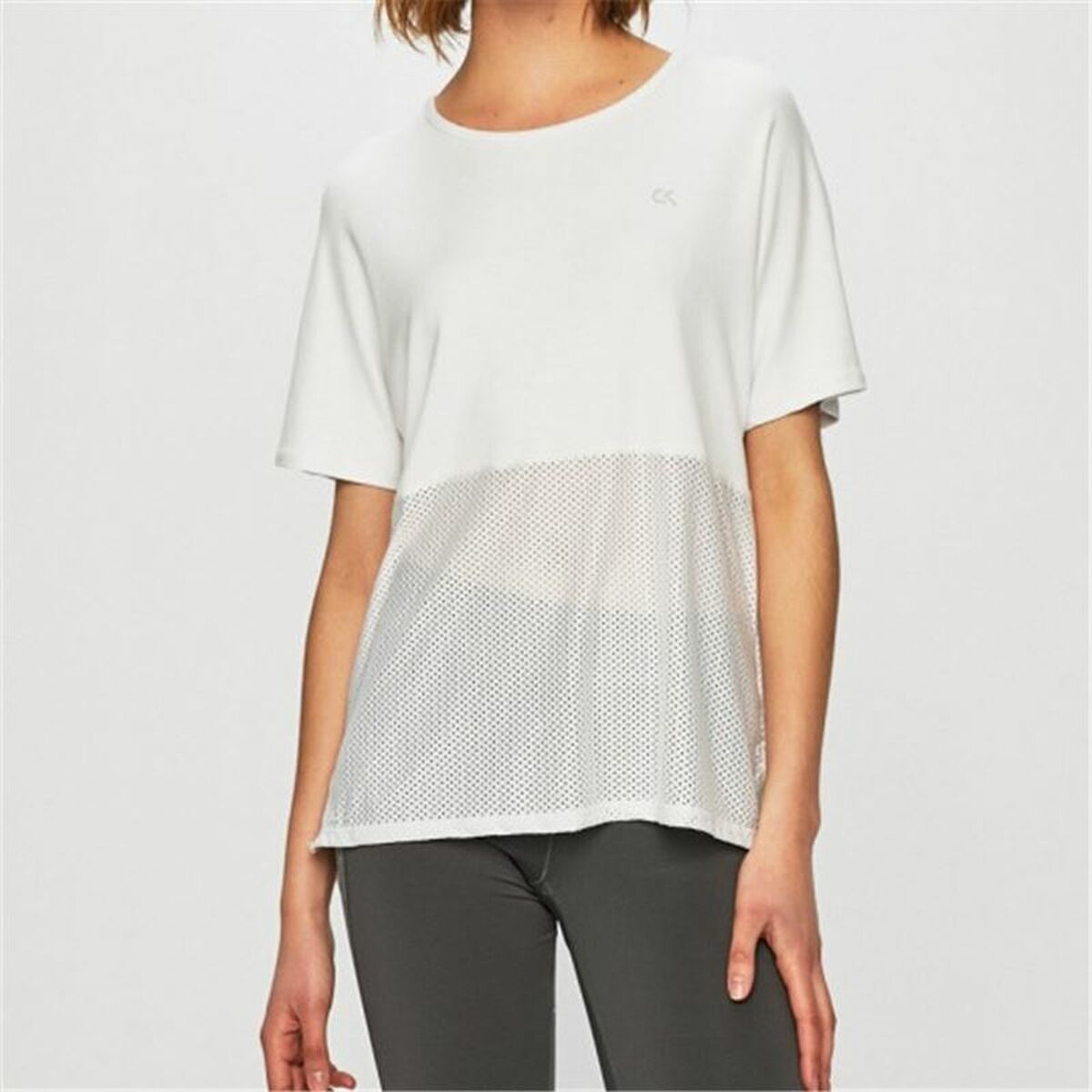 Damen Kurzarm-T-Shirt Calvin Klein Tank Weiß - AWK Flagship