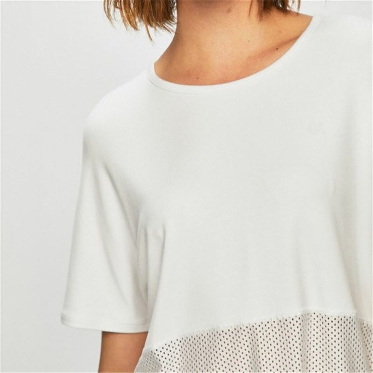 Damen Kurzarm-T-Shirt Calvin Klein Tank Weiß - AWK Flagship