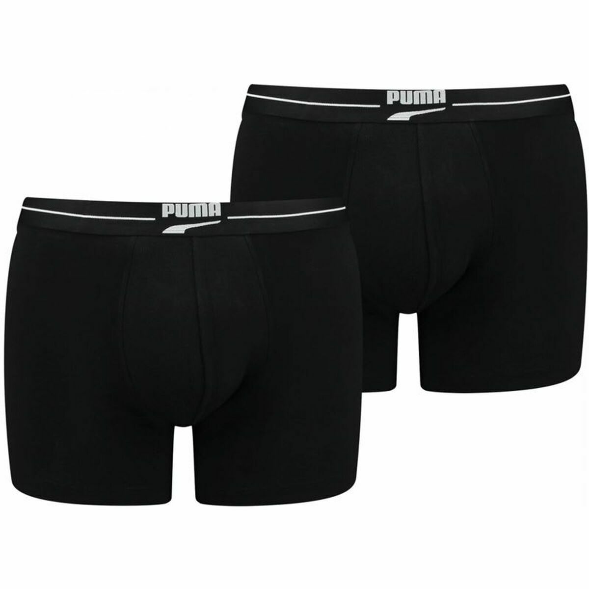 Herren-Boxershorts Puma Gentle Retro 2 Stück Schwarz - AWK Flagship