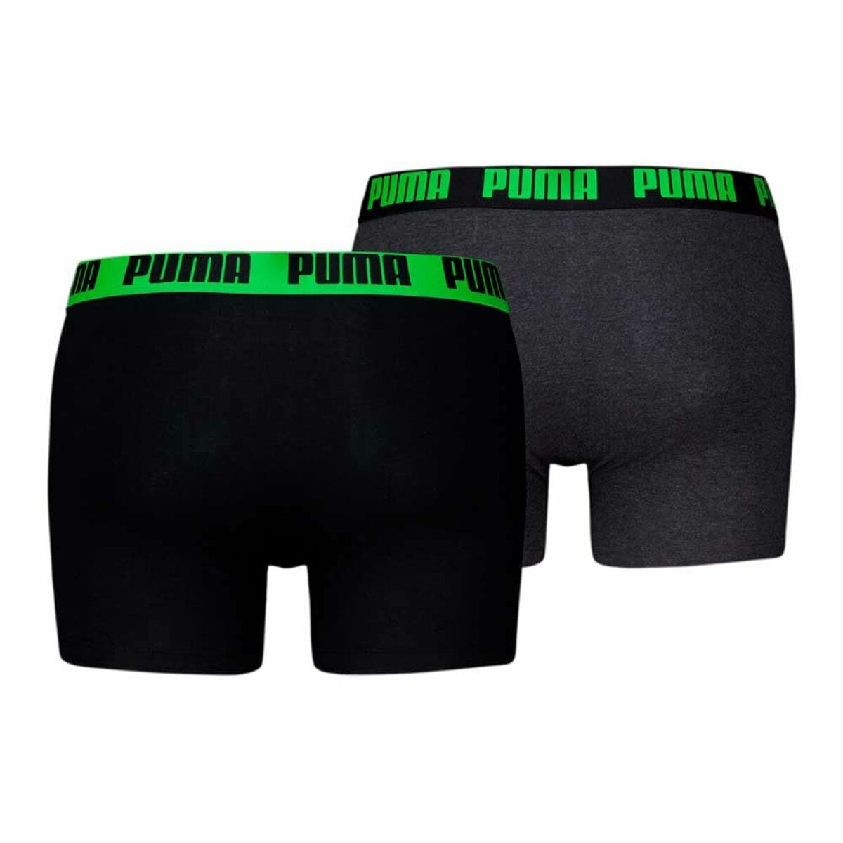 Herren-Boxershorts Puma EVERRYDAY BASIC 701226387 018 2 Stück grün Schwarz - AWK Flagship