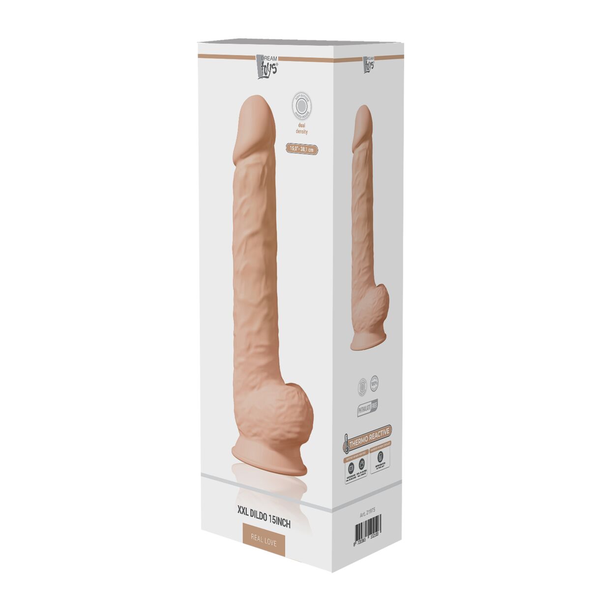 Natürlicher Dildo Dream Toys Real Love Silikon Ø 6,3 cm - AWK Flagship