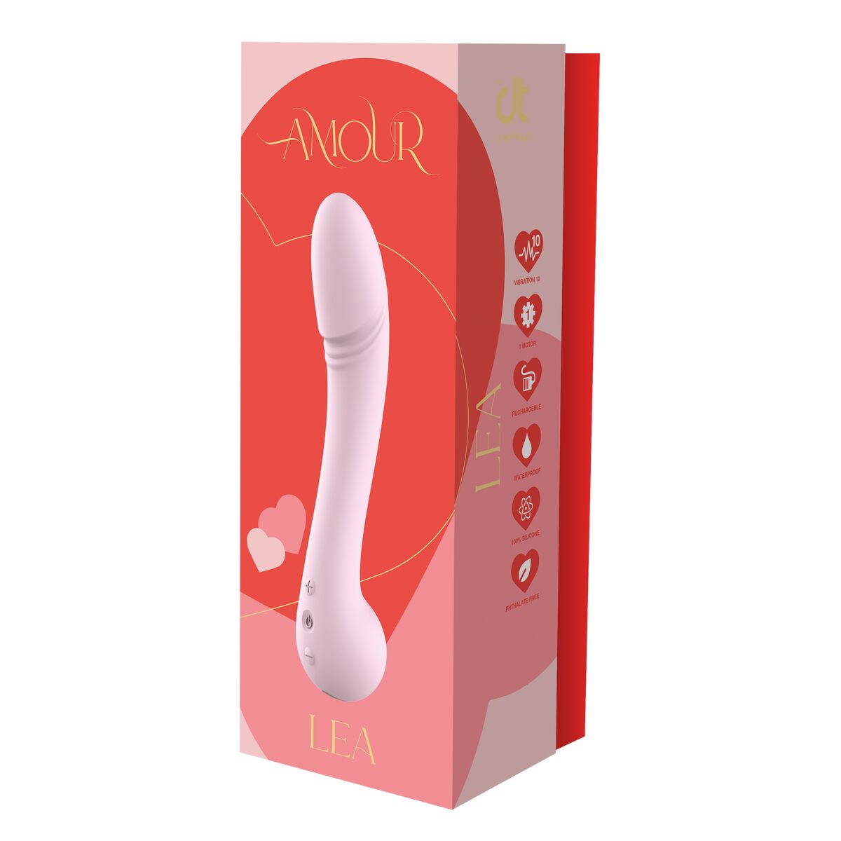 Klassischer Vibrator Dream Toys Amour Flexible Rosa - AWK Flagship