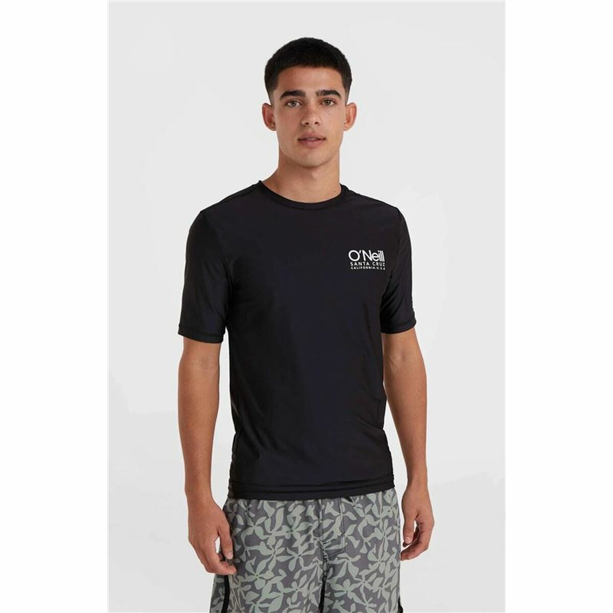 Herren Kurzarm-T-Shirt O'Neill Essentials Cali S/Sl Schwarz - AWK Flagship