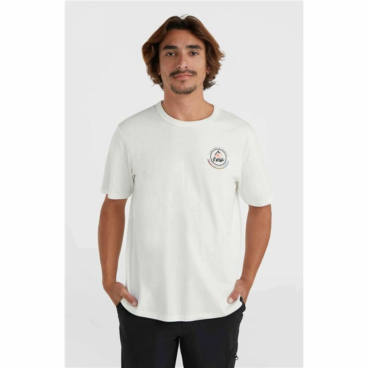 Herren Kurzarm-T-Shirt O'Neill Trvlr  Weiß - AWK Flagship