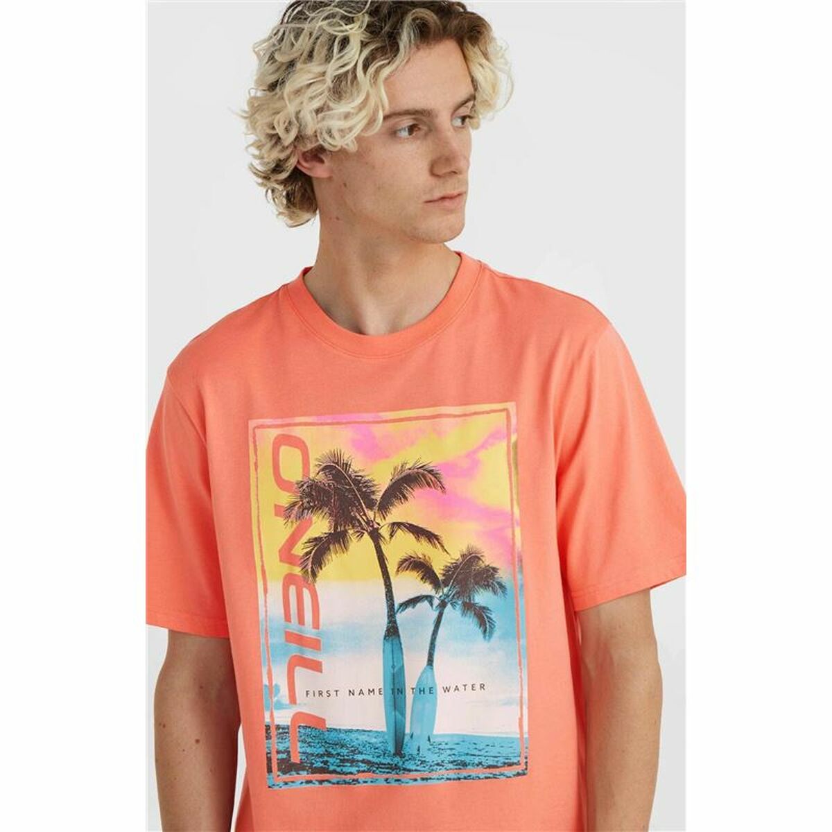 Herren Kurzarm-T-Shirt O'Neill Jack Neon Living Orange - AWK Flagship