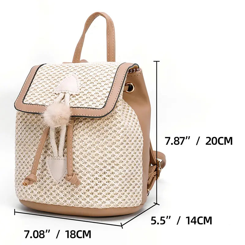 Bellique Damen Rucksack aus PU-Leder