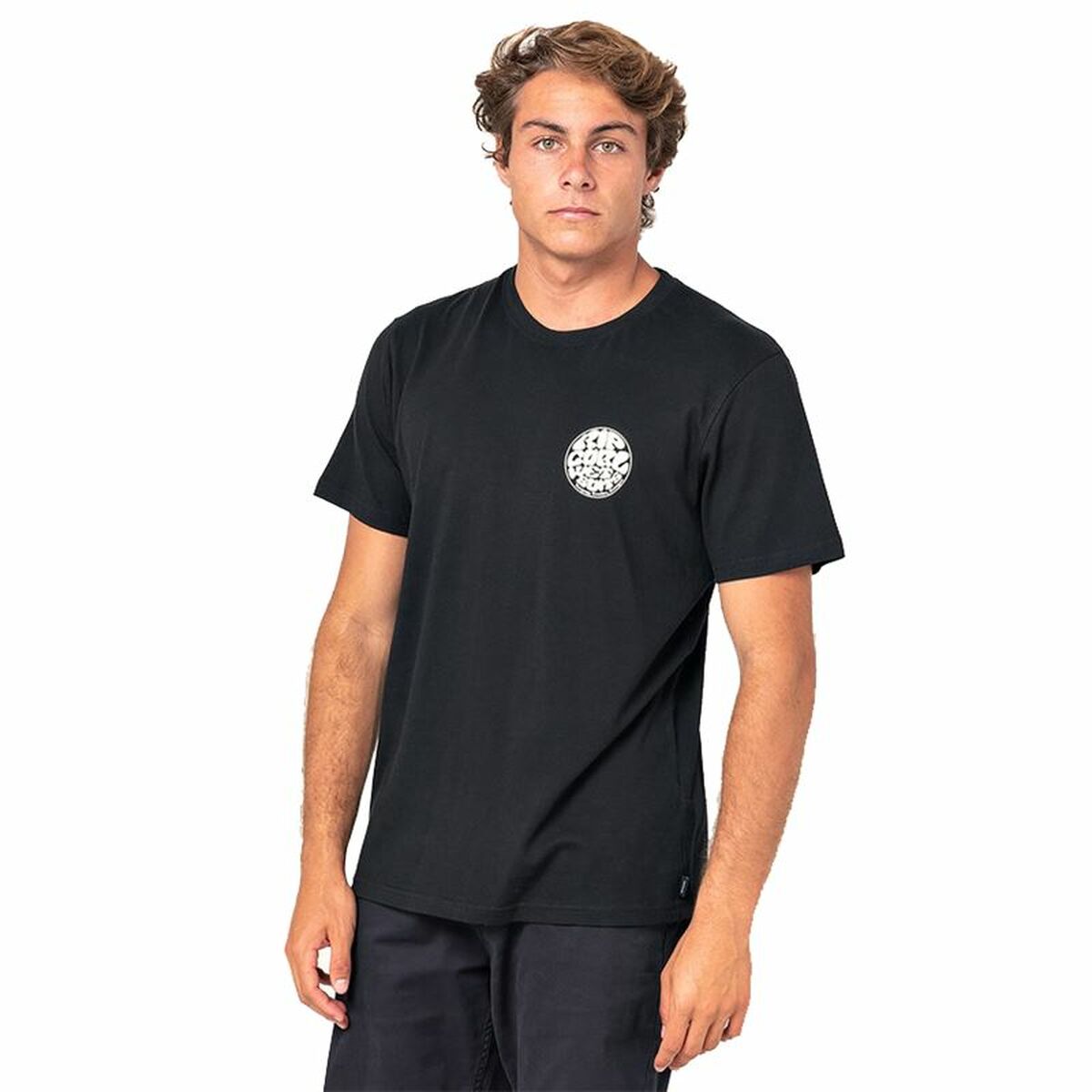 Kurzarm-T-Shirt Rip Curl Wettie Essential Schwarz Herren - AWK Flagship