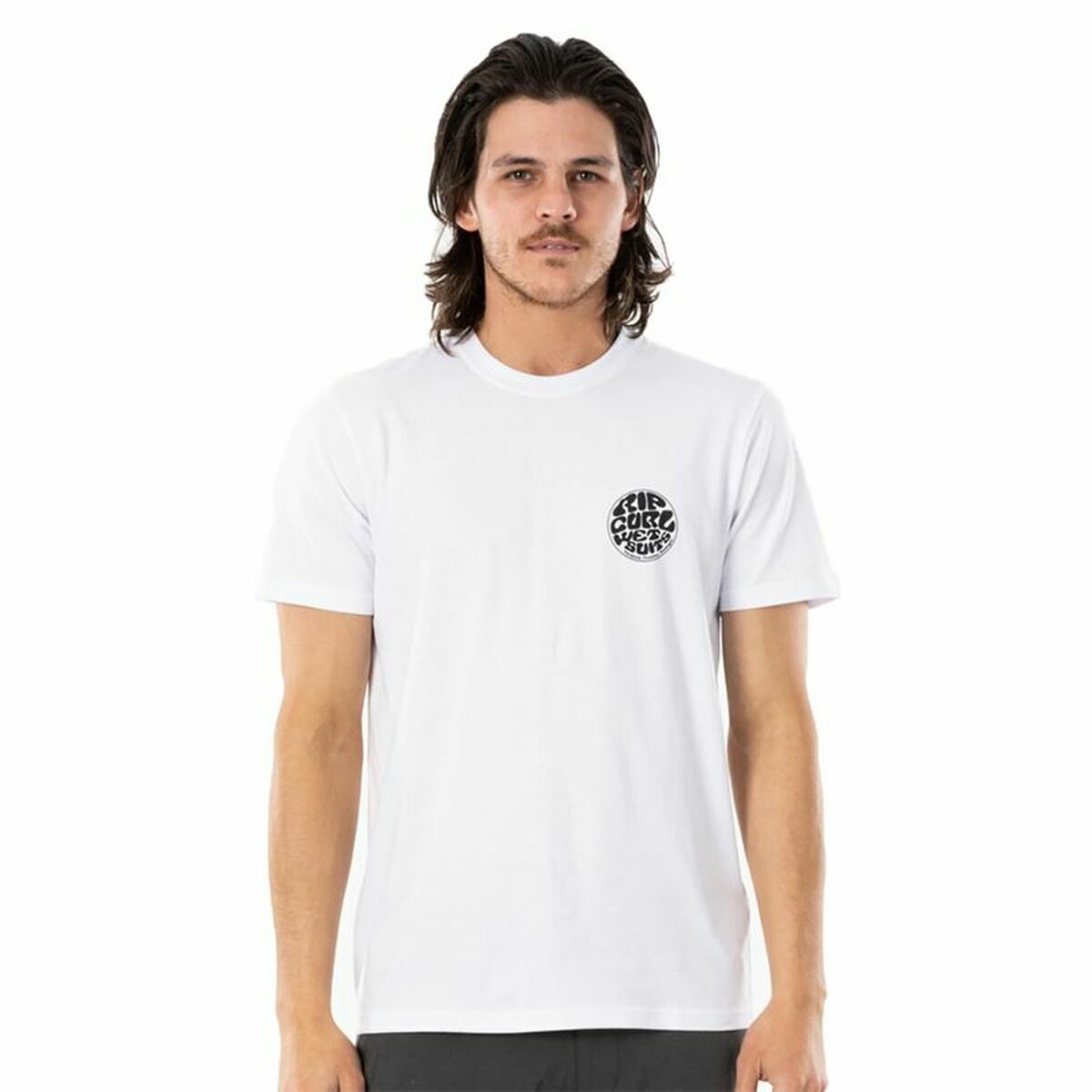 Kurzarm-T-Shirt Rip Curl Wettie Essential Weiß Herren - AWK Flagship