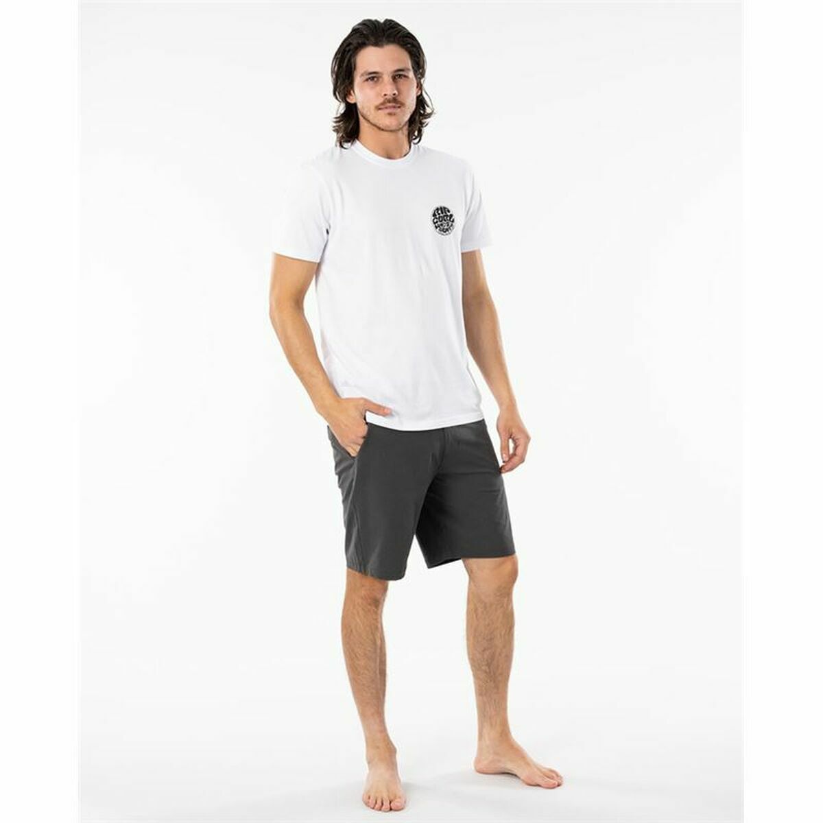 Kurzarm-T-Shirt Rip Curl Wettie Essential Weiß Herren - AWK Flagship