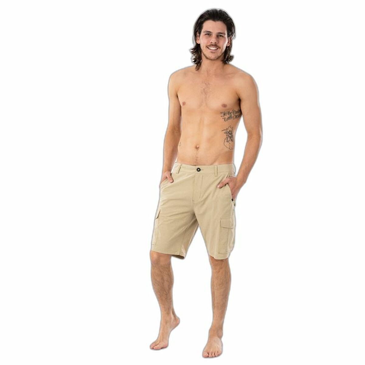 Sport Shorts Rip Curl Boardwalk Trail Beige - AWK Flagship