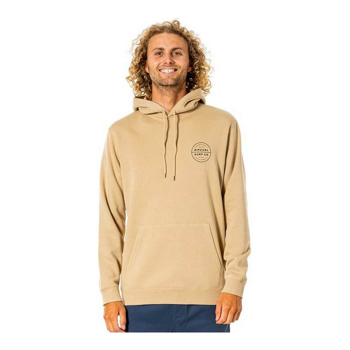 Herren Sweater mit Kapuze Rip Curl Re Entry Beige - AWK Flagship