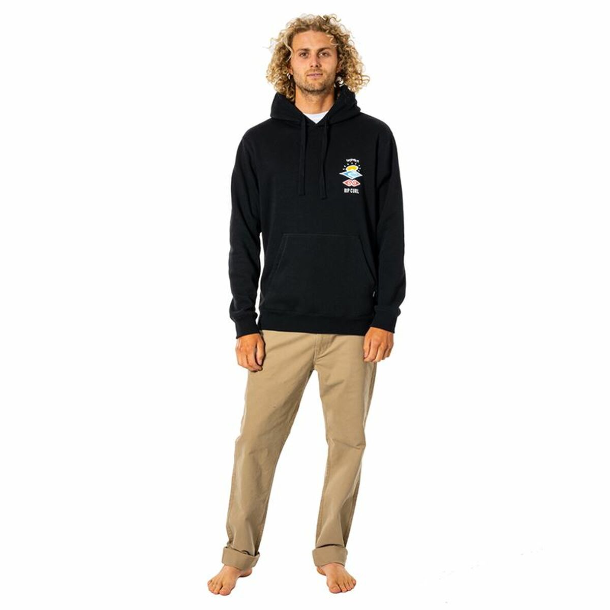 Sweater mit Kapuze Rip Curl Search Icon Schwarz - AWK Flagship