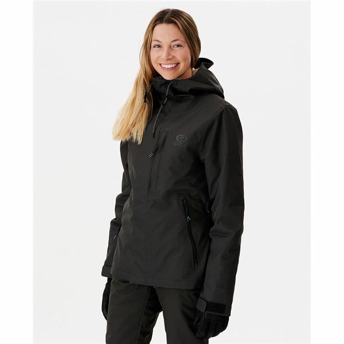 Sportjacke für Frauen Rip Curl Core Apres Schwarz - AWK Flagship