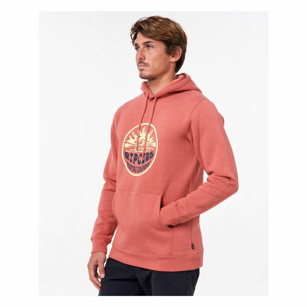 Herren Sweater mit Kapuze Rip Curl Down The Line Lachsfarben - AWK Flagship