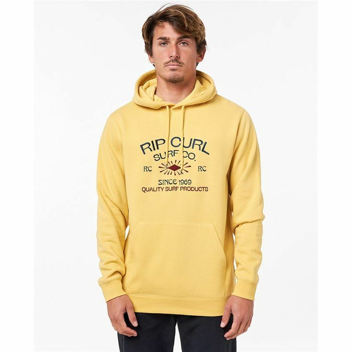 Herren Sweater mit Kapuze Rip Curl Radiate Gelb - AWK Flagship