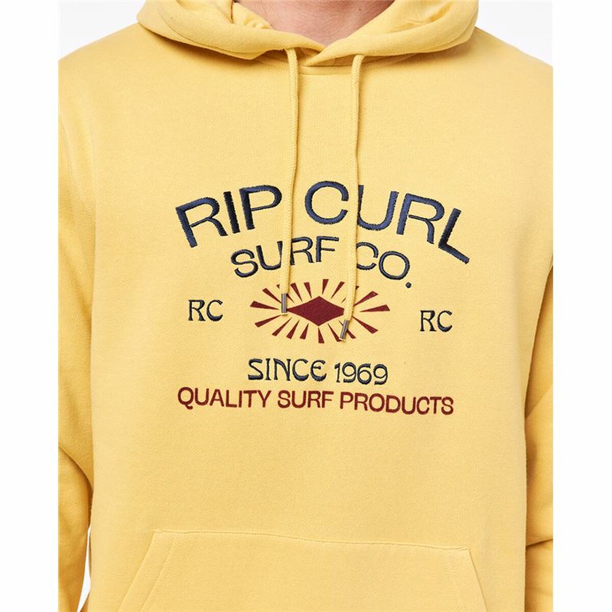 Herren Sweater mit Kapuze Rip Curl Radiate Gelb - AWK Flagship