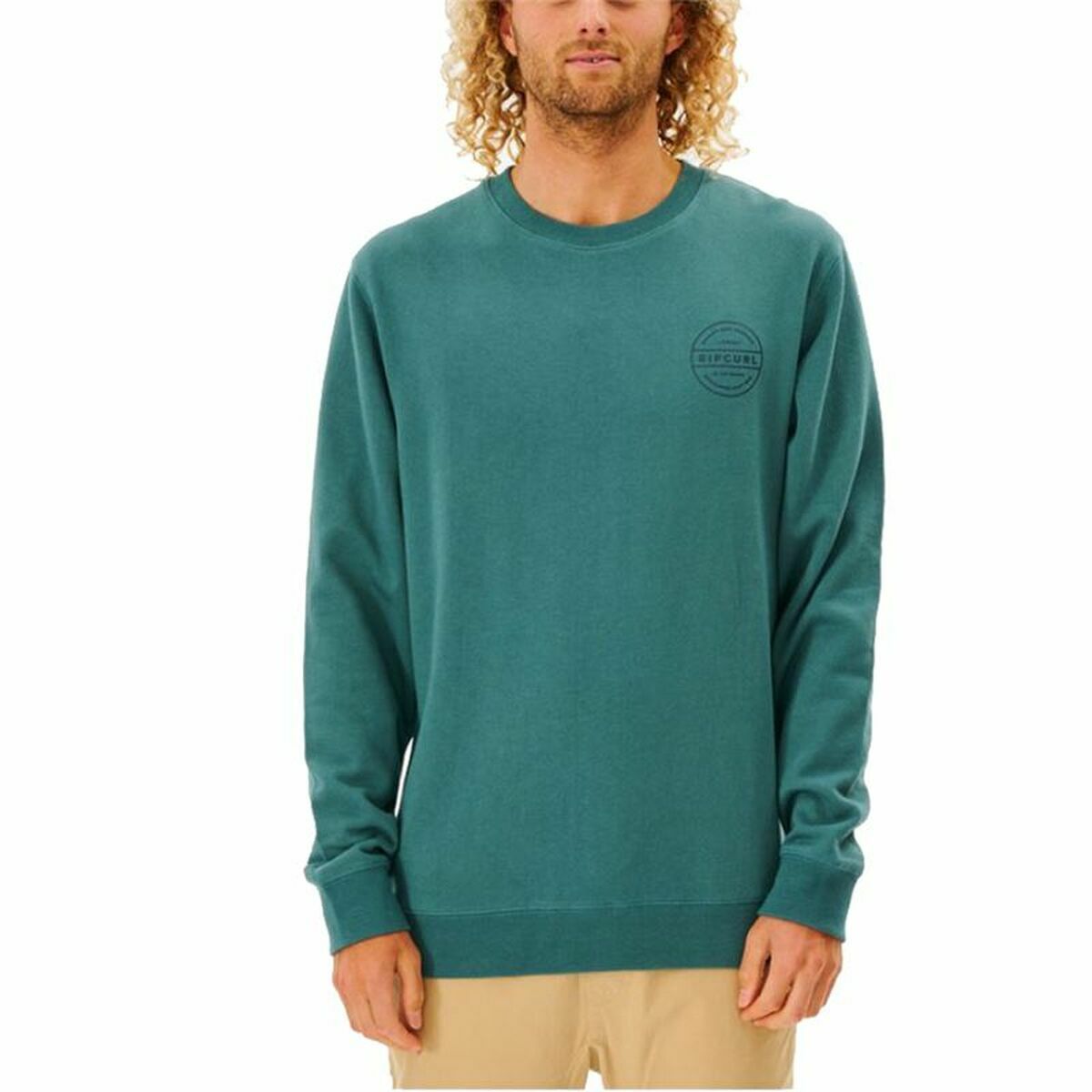 Herren Sweater ohne Kapuze Rip Curl Re Entry Crew Blau - AWK Flagship