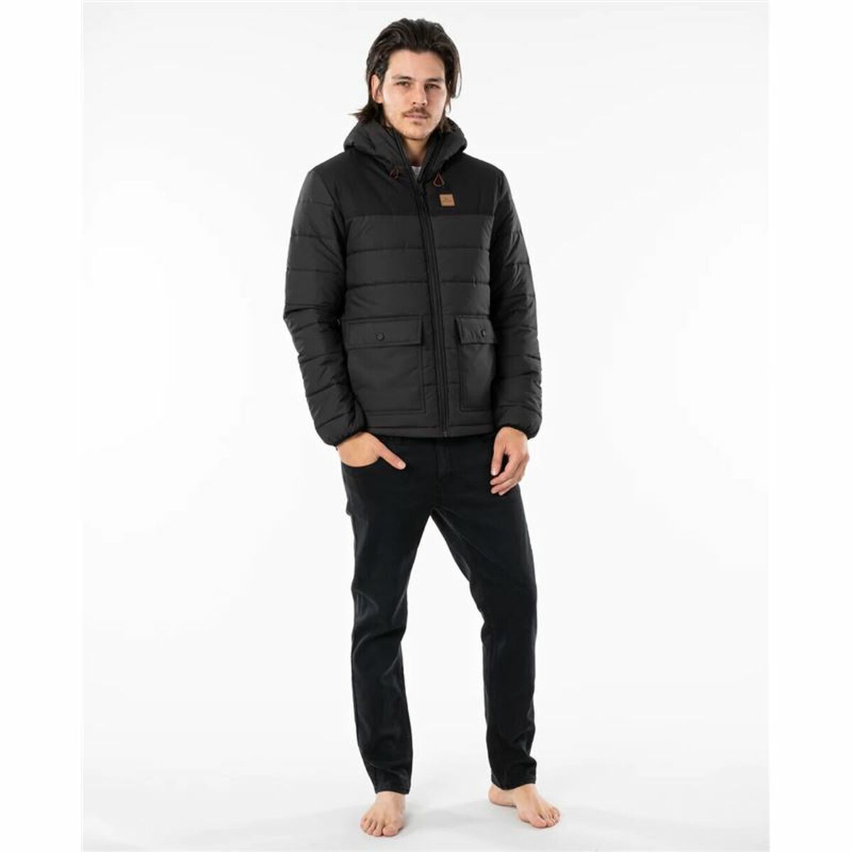 Sportjacke für Herren Rip Curl Anti Series Ridge Schwarz - AWK Flagship