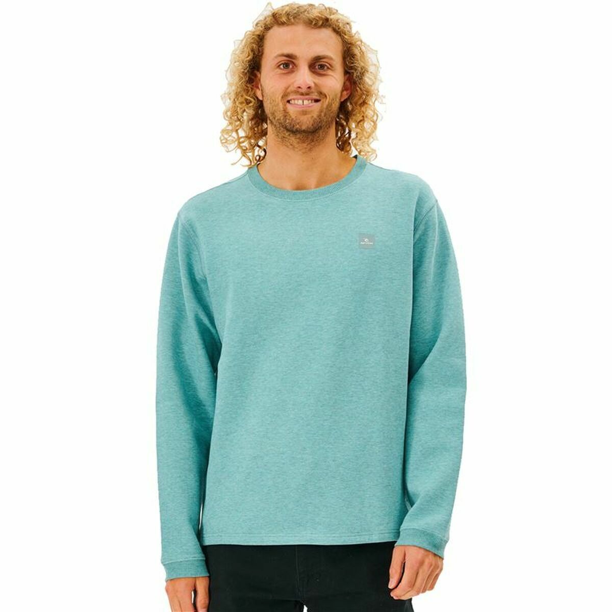 Herren Sweater ohne Kapuze Rip Curl Vaporcool Hellblau - AWK Flagship