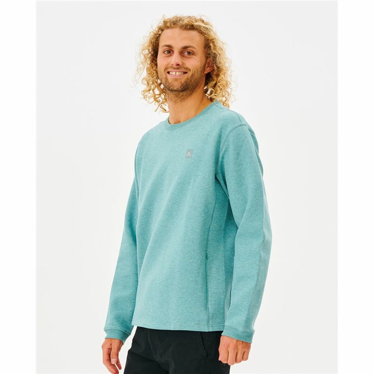 Herren Sweater ohne Kapuze Rip Curl Vaporcool Hellblau - AWK Flagship