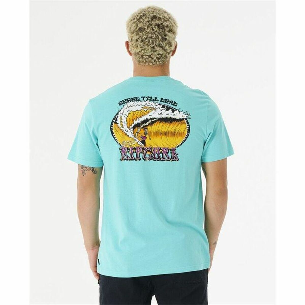 T-Shirt Rip Curl Slasher Aquamarin Herren - AWK Flagship