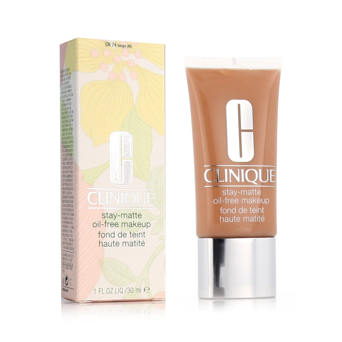 Fluid Makeup Basis Clinique Stay-Matte Oil-Free CN 74 Beige M (30 ml) - AWK Flagship