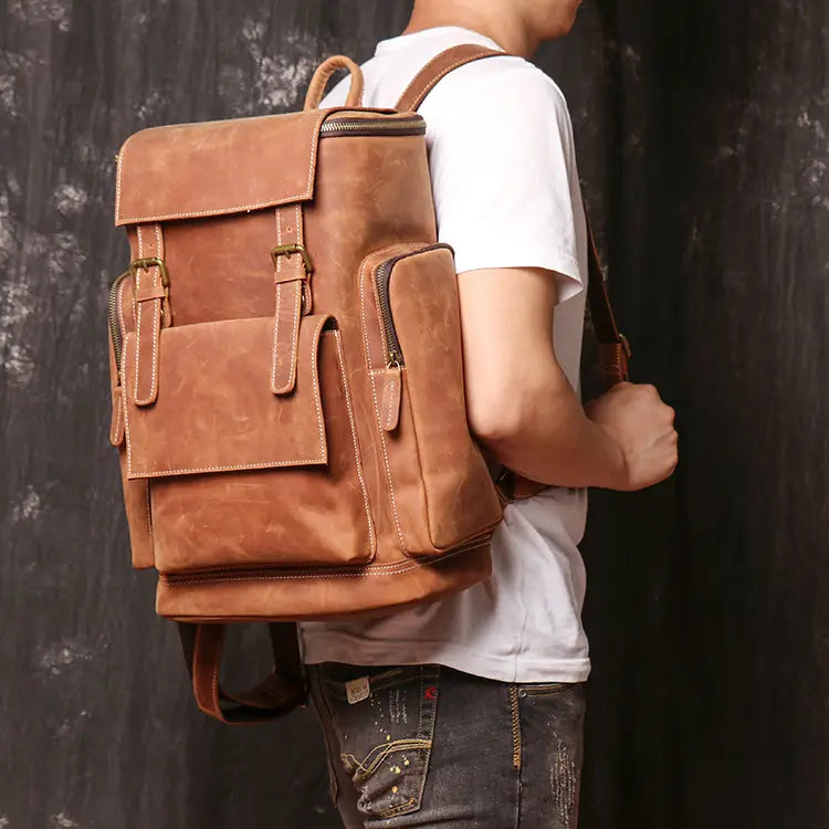 ALLFASHION HeritageLeather Laptop-Rucksack