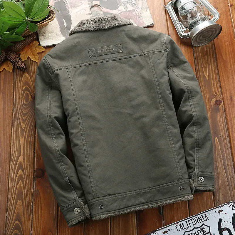 A.1 Herren Winterjacke mit Samtfutter