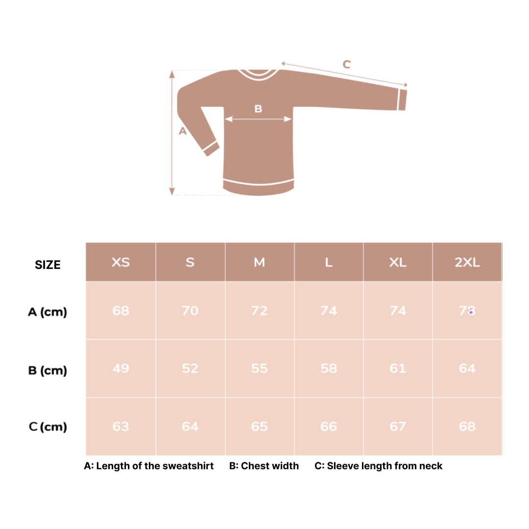 Bio-Baumwoll-Sweatshirt mit besticktem Kragen "Vater" (DE) – Detailansicht 1