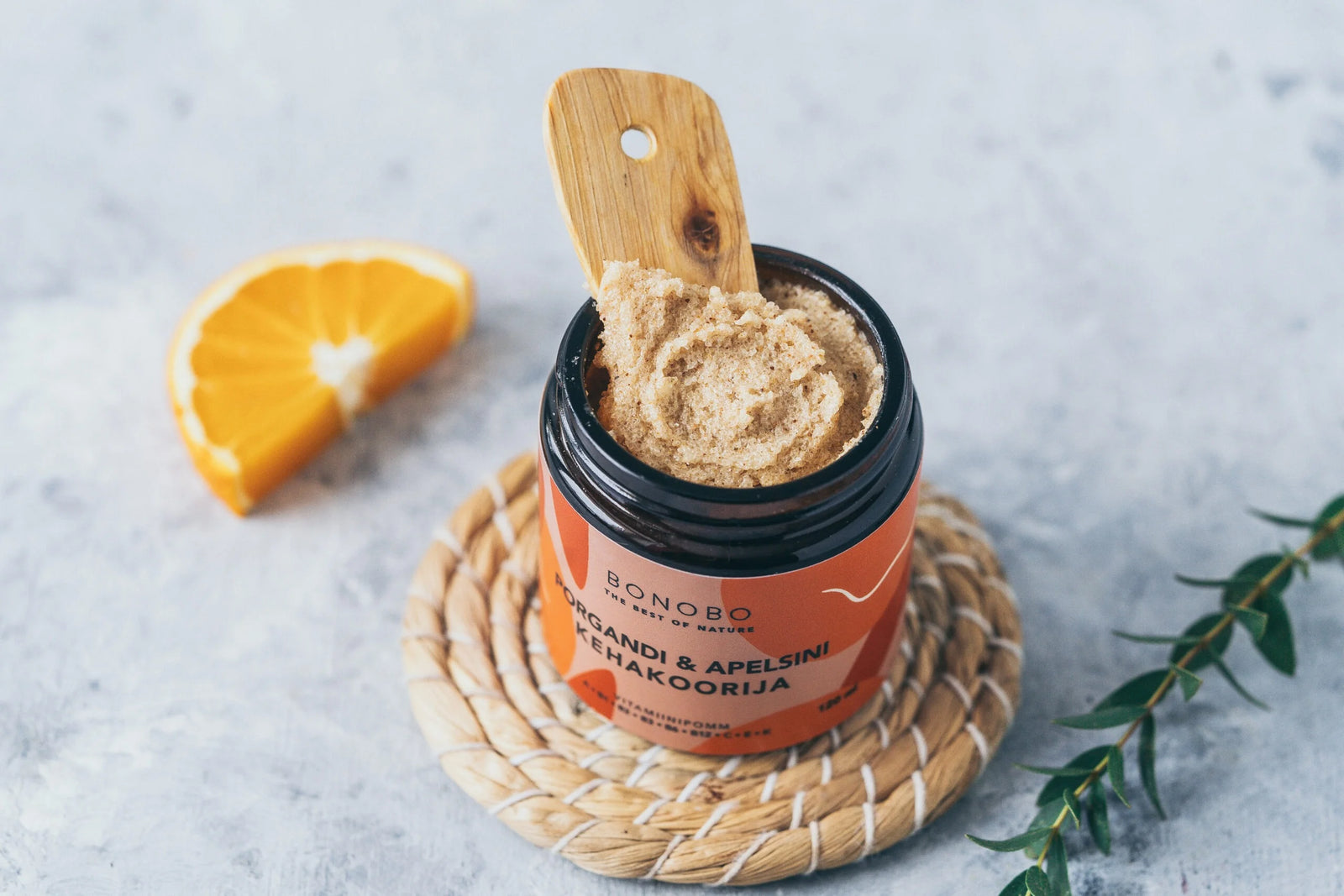 Körperpeeling – Orange und Karotte