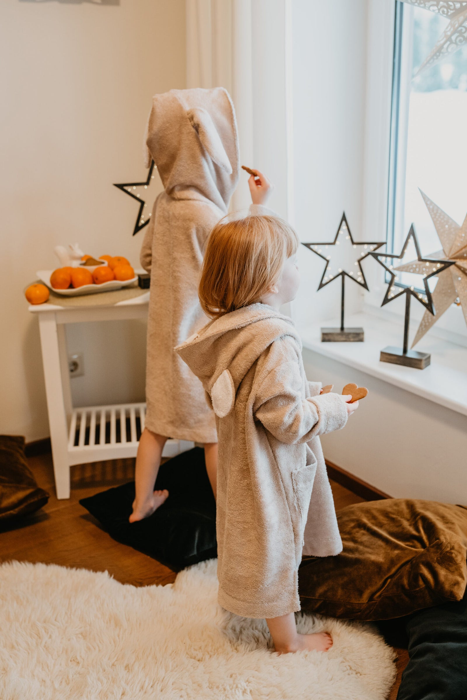 Langarm-Poncho TEDDY für Kleinkinder, Größe 82/86-116 – Produktansicht 4
