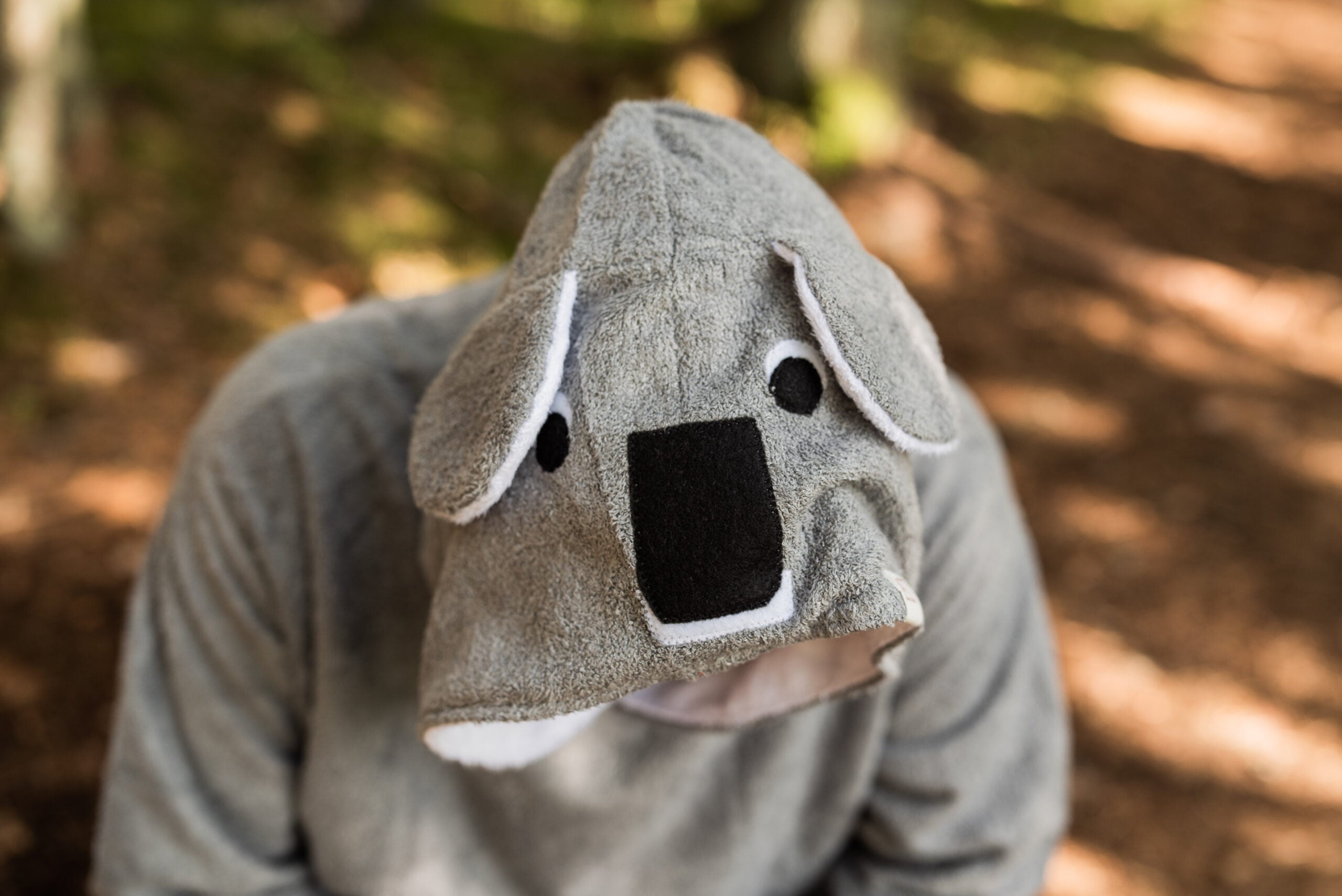 Short-Sleeve Poncho KOALA for Adults - Bamboo Terry