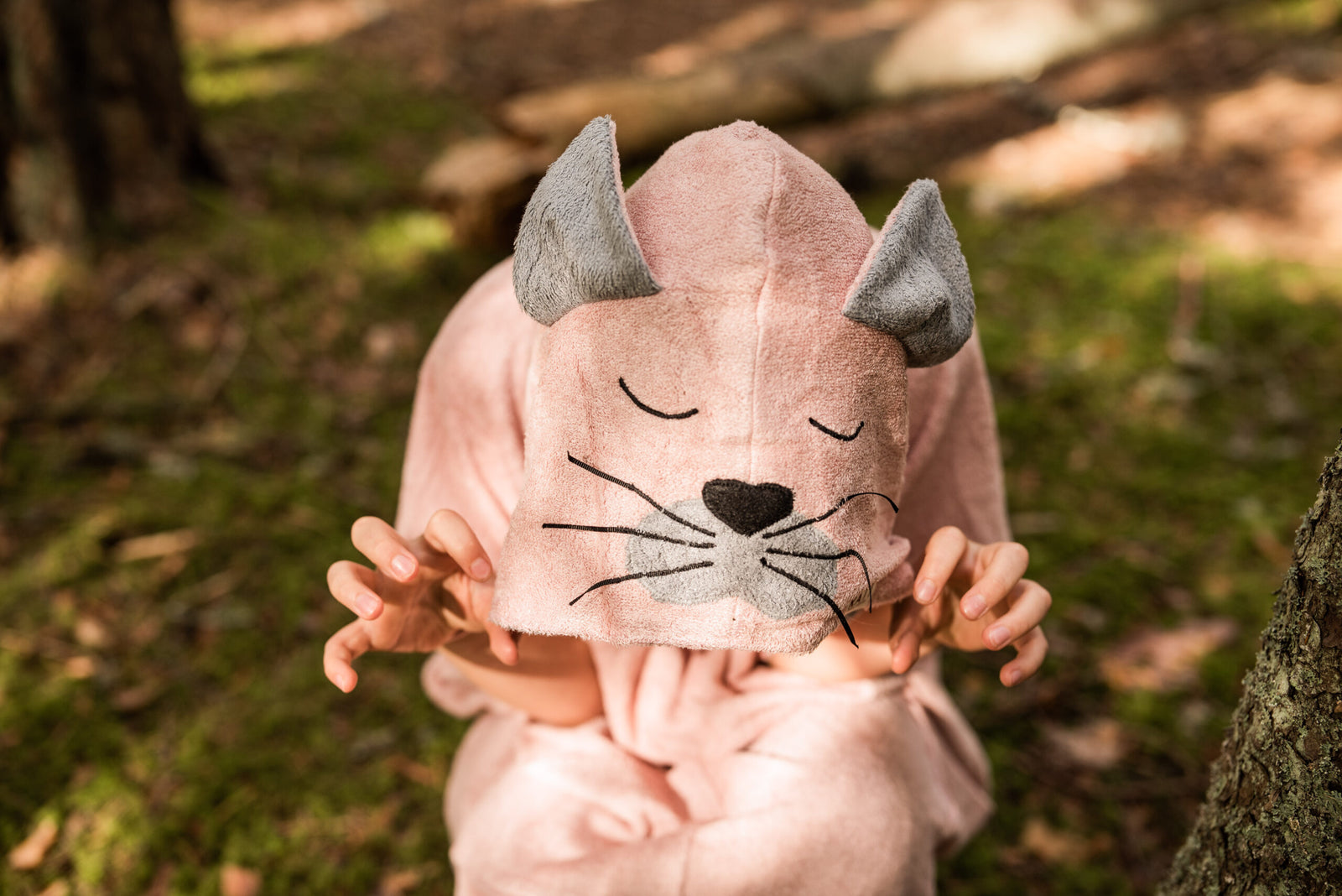 Badeponcho RÄTT CAT für Erwachsene aus Bambusfrottee – Produktansicht 2