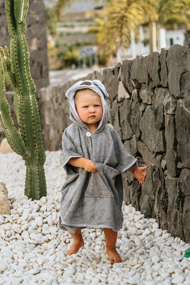 Kurzarm-Poncho KOALA für Kleinkinder – Detailansicht 2