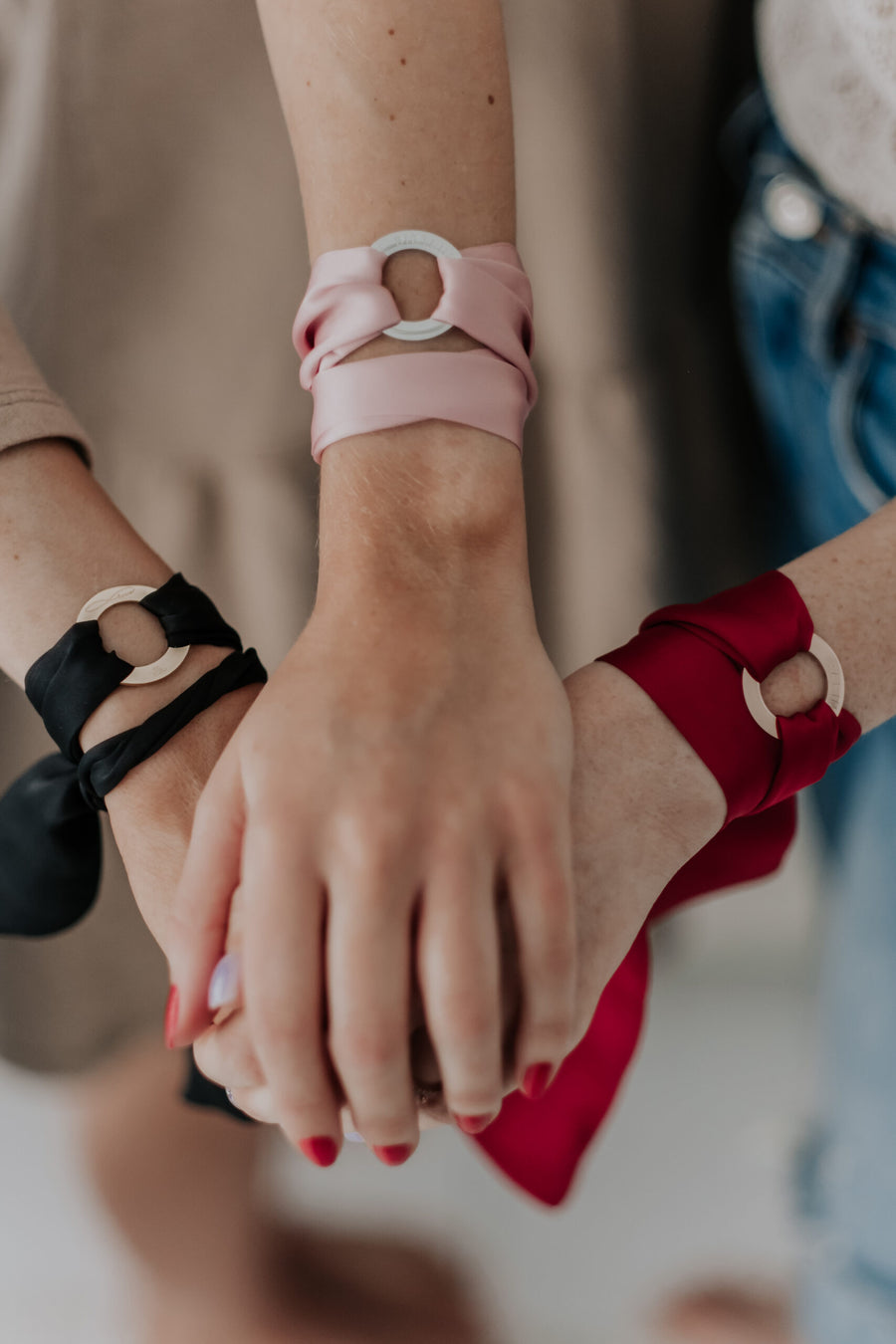 Seidenband – Armband „SUPERWOMAN“
