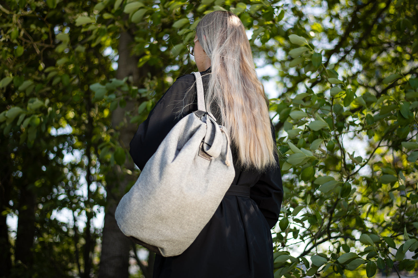 Upcycling-Handtasche Märss – Grün – Produktansicht 5