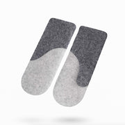 Gefilzte Wollhandschuhe – Mittel Grau, Lightest Grau