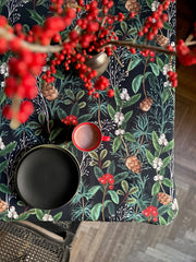 Rechteckige Tischdecke mit Weihnachtsmotiv – Christmas Forest