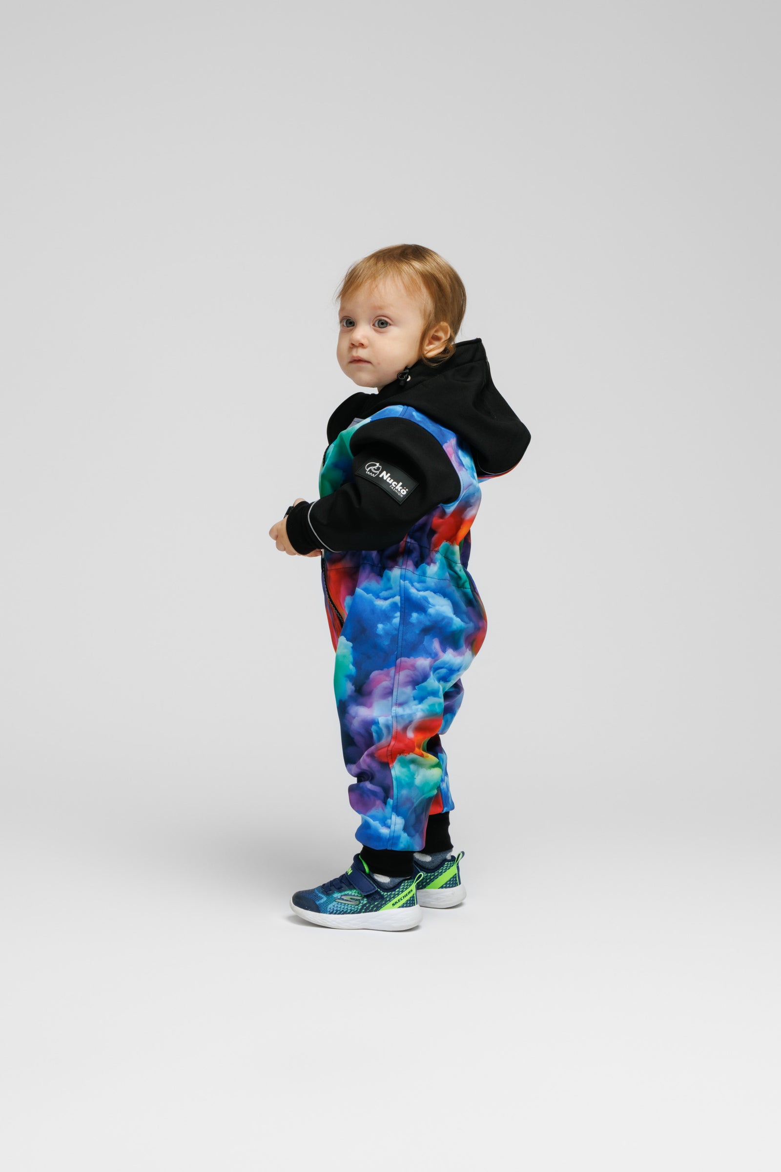 Kinder-Softshell-Overall CLOUD