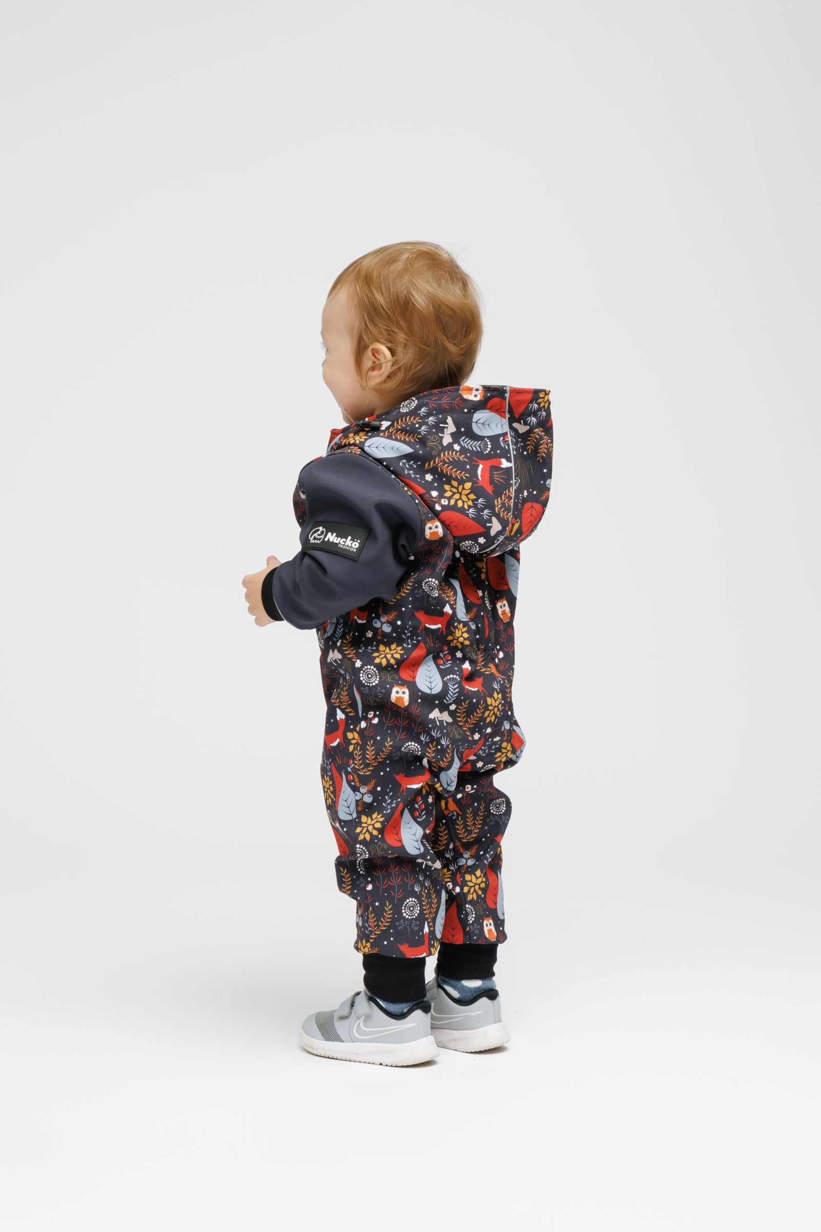 Kinder-Softshell-Overall FOREST – Produktansicht 2