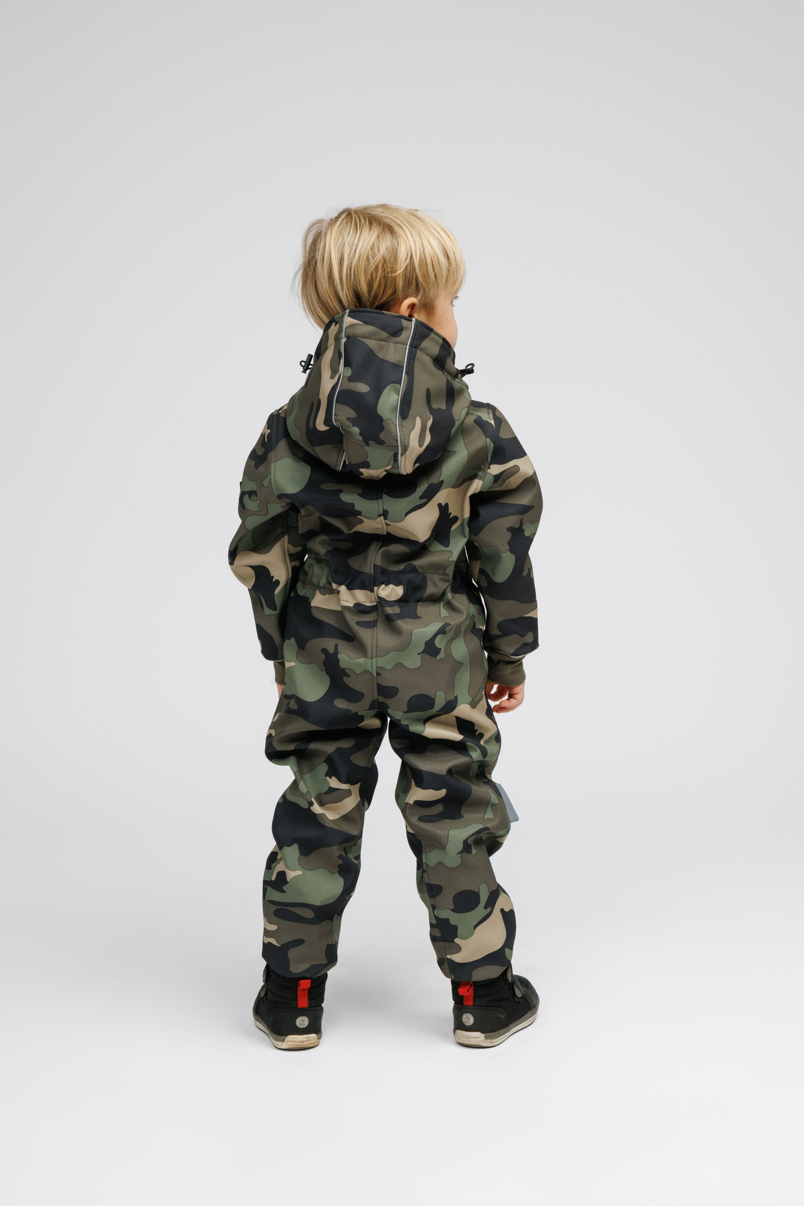 Kinder-Softshell-Overall MOSS – Produktansicht 4