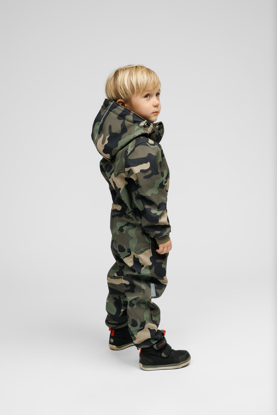 Kinder-Softshell-Overall MOSS – Detailansicht 1