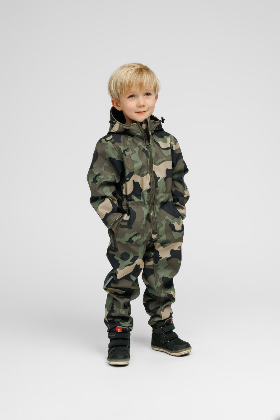 Kinder-Softshell-Overall MOSS