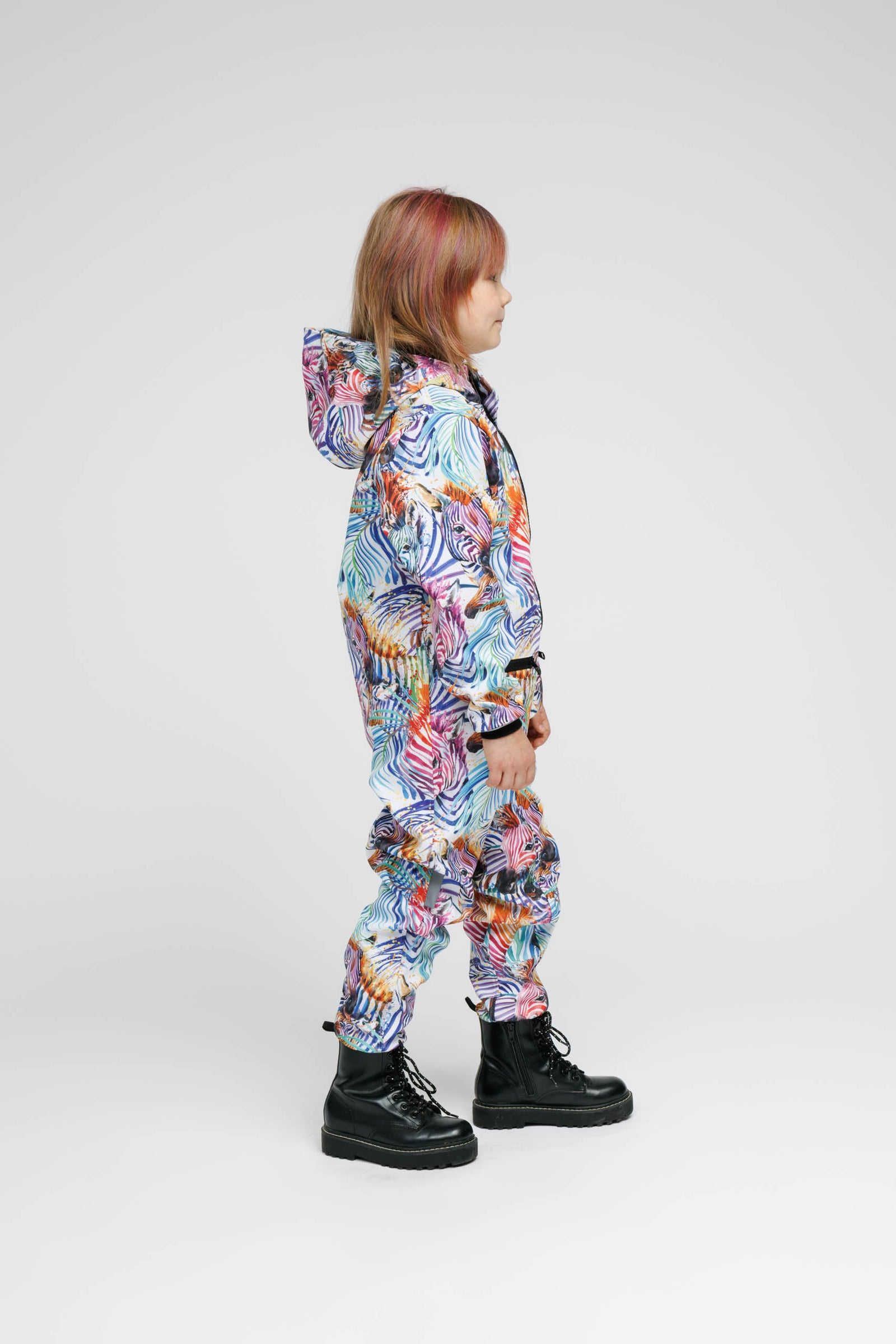 Kinder-Softshell-Overall RAINBOW – Produktansicht 4