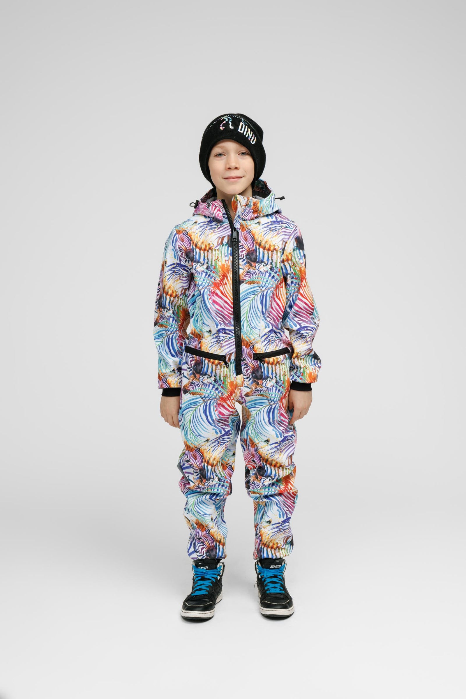 Kinder-Softshell-Overall RAINBOW – Produktansicht 5