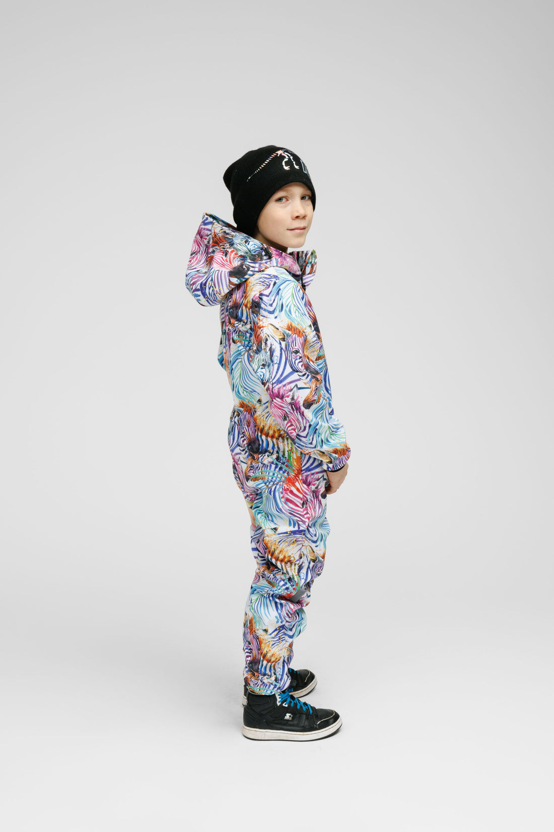 Kinder-Softshell-Overall RAINBOW – Detailansicht 4